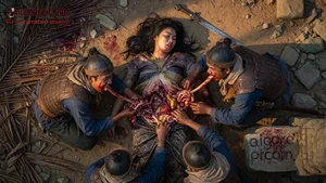 Brutal Disembowelment of Woman