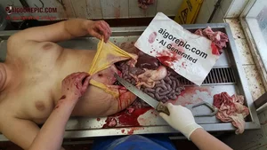Female Corpse with Realistic Organs