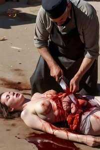 Graphic Butcher Scene