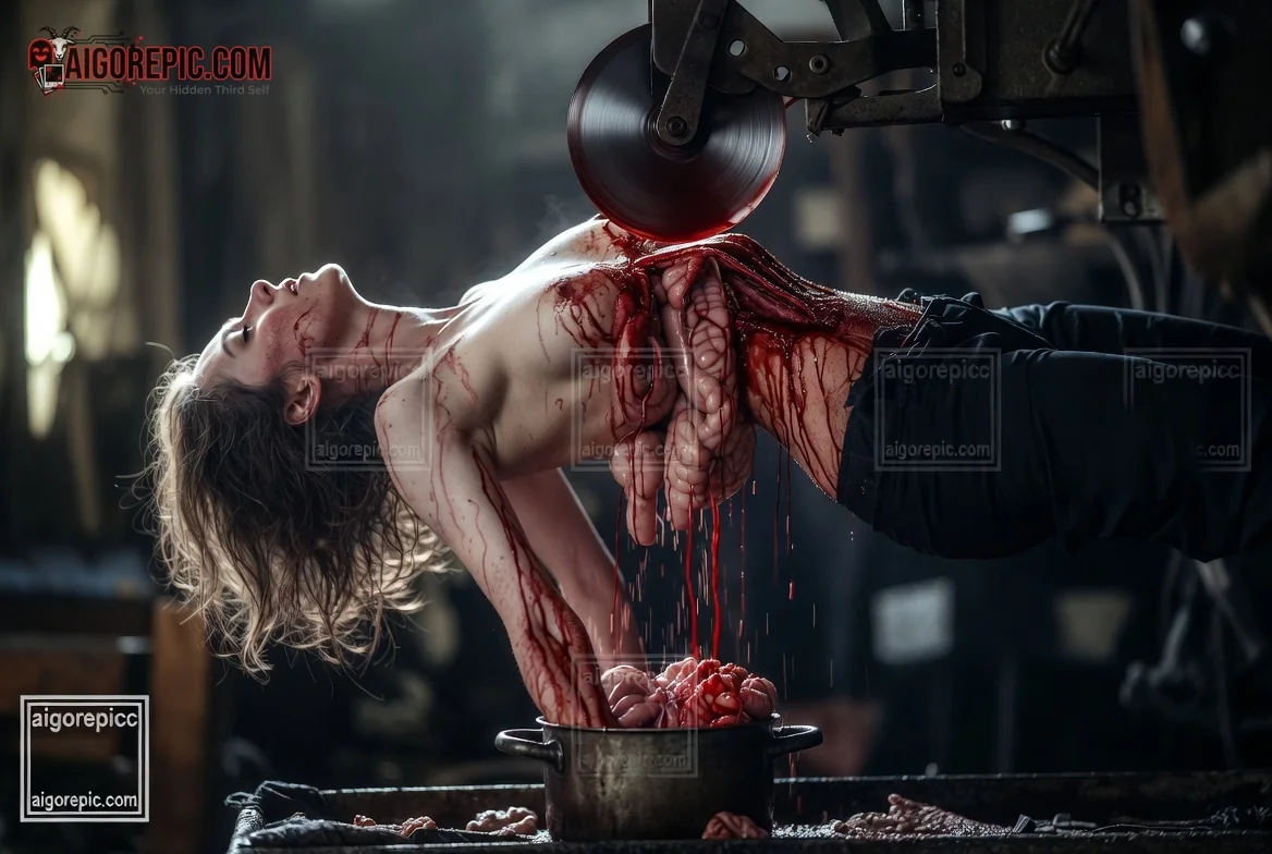 Gruesome Industrial Accident - AI Generated Horror