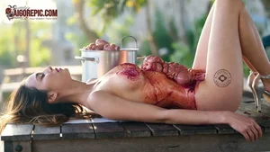 Surreal Body Art Display