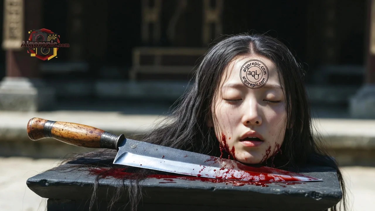 Bloody Knife Scene - AI Generated Horror