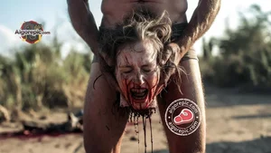 Bloody Scene in Nature