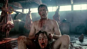 Bloody Slaughterhouse Scene
