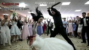 Bloody Wedding Murder Scene
