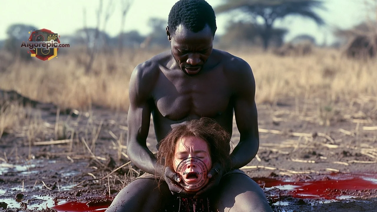 Brutal Scene in Wilderness - AI Generated Horror