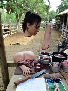 Butchering Process Display