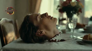 Decapitated Head on Table