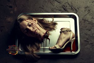 Decapitated Head on Tray