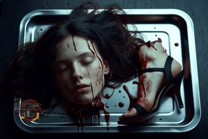 Decapitated Head on Tray