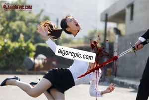 Decapitated Woman in Street