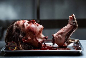 Decapitated Woman on Tray
