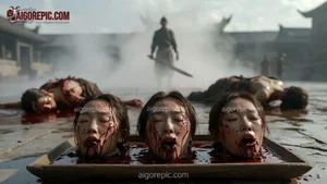 Execution in Ancient Courtyard