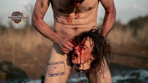 Gory Scene in Wilderness