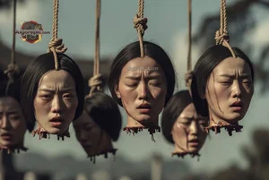 Hanging Heads Display