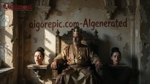 King with Severed Heads