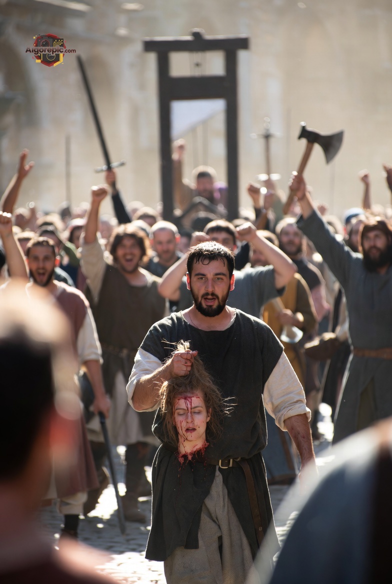 Medieval Execution Scene - AI Generated Horror