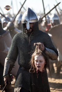 Medieval Warrior with Severed Head