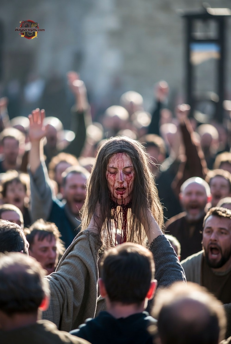 Public Execution Scene - AI Generated Horror