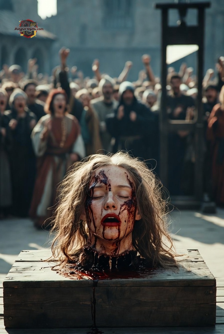 Public Execution Scene - AI Generated Horror