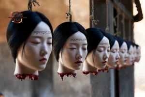Row of Severed Heads