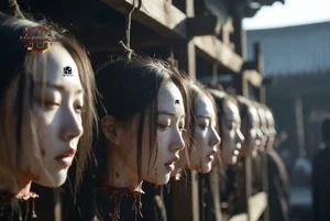 Row of Severed Heads