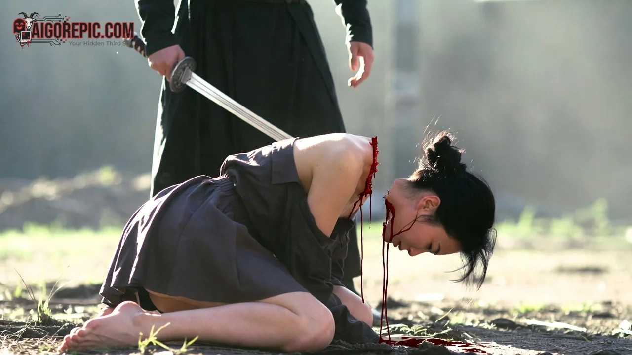 Samurai Execution Scene - AI Generated Horror