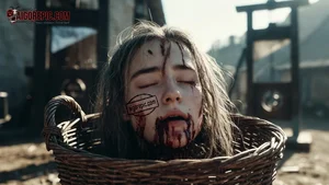 Severed Head in Basket