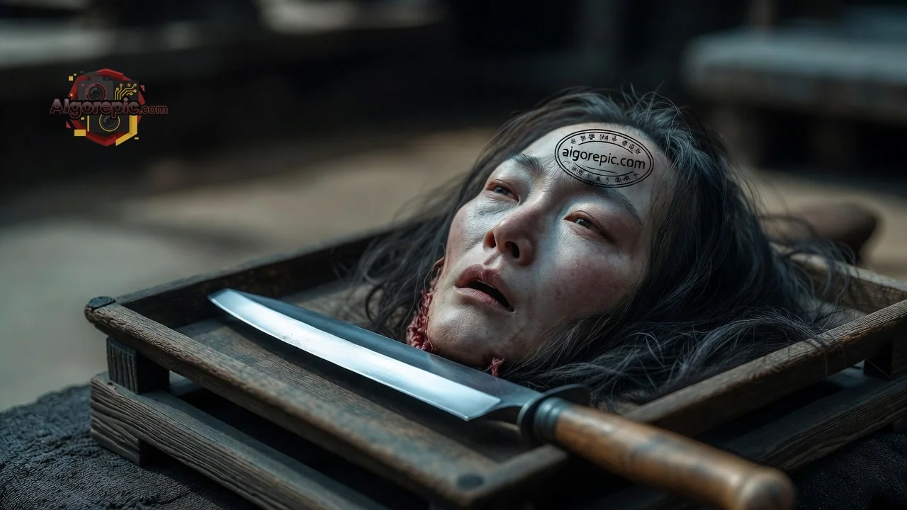 Severed Head in Box - AI Generated Horror