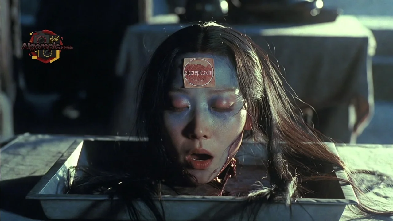 Severed Head in Box - AI Generated Horror