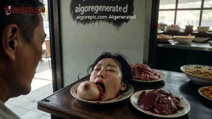 Severed Head on Plate