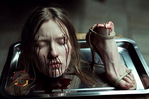 Severed Head on Tray