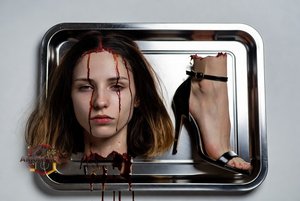 Severed Head with High Heel