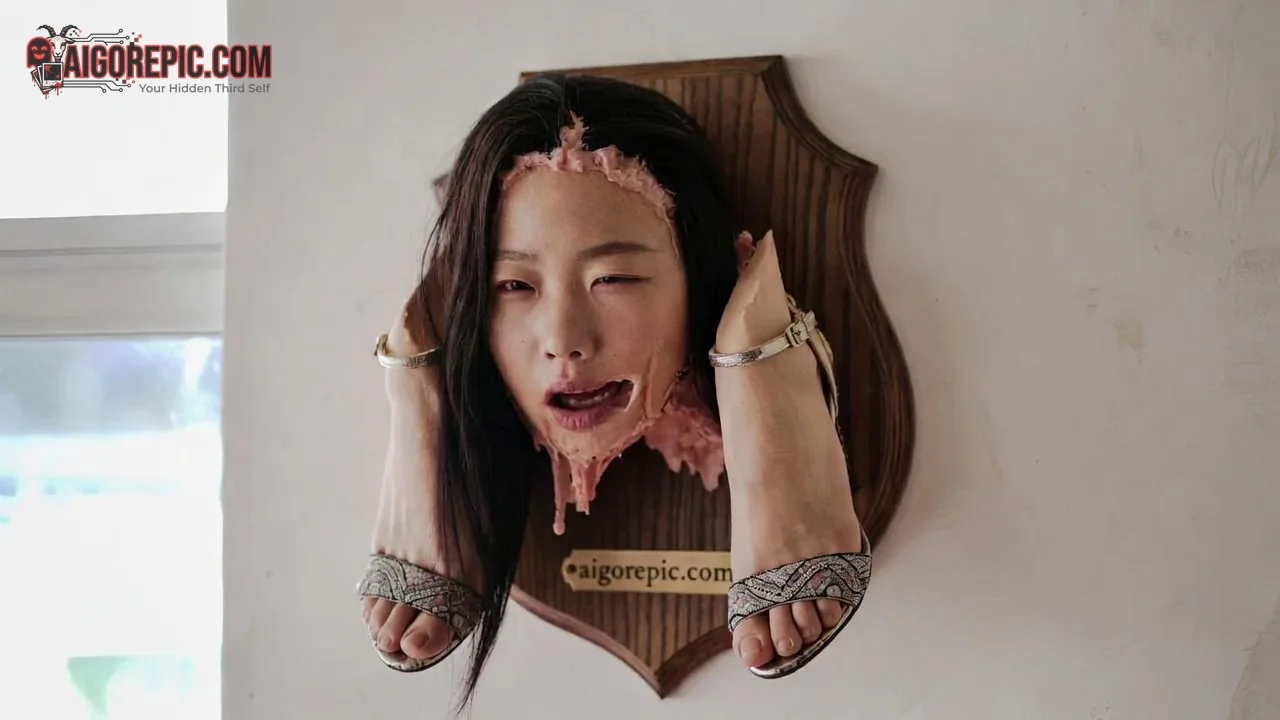 Surreal Head Mount Display - AI Generated Horror