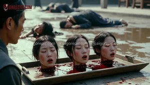 Three Severed Heads Display