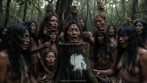 Tribal Women Ritual Sacrifice
