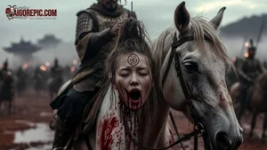 Warrior on Bloodied Horse