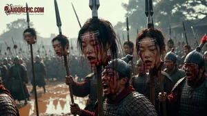 Warrior's Gruesome Display