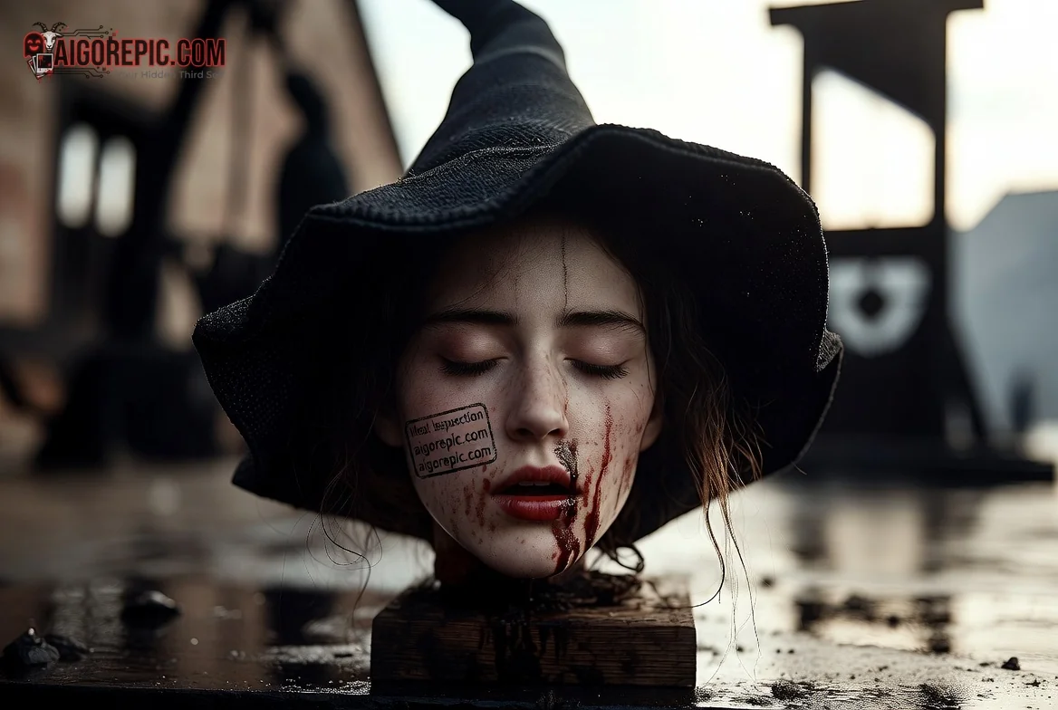 Witch's Severed Head - AI Generated Horror