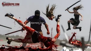 Bloody Assassin Fight Scene