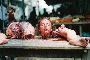 Bloody Scene at Market