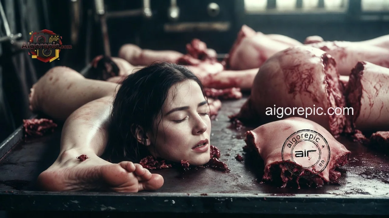 Bloody Scene of Violence - AI Generated Horror