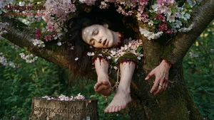 Bloody Woman in Cherry Tree