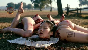 Brutal Scene in Field