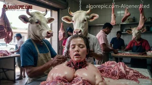Butcher Shop Horror Scene