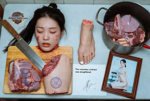 Butchered Human Display