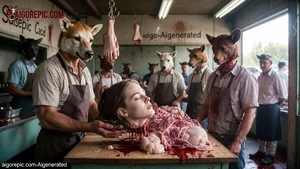 Butchers with Animal Heads
