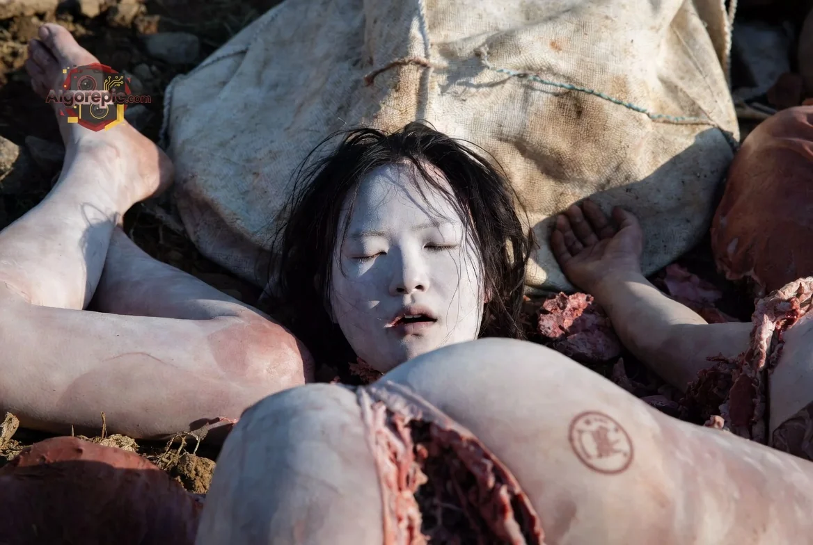 Corpse in Desolate Scene - AI Generated Horror