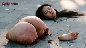 Decapitated Body on Pavement