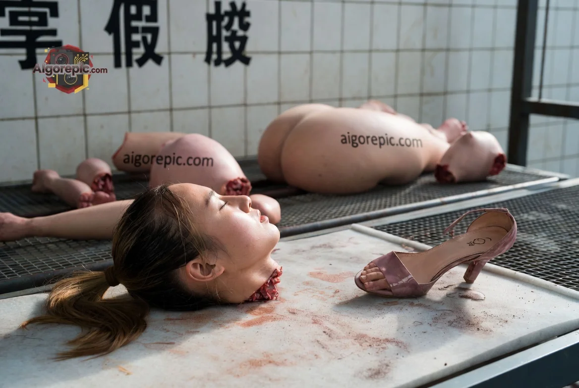 Decapitated Female Heads - AI Generated Horror